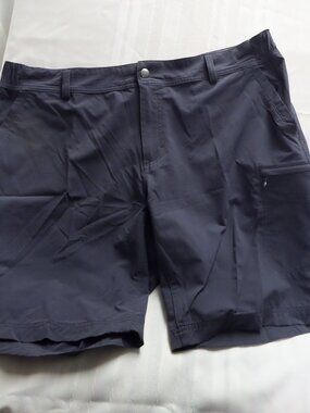Duluth Trading Rip Stop Material  Grey  Nylon  Cargo Shorts Size 18